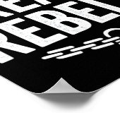 Rules Rebels Protest Dom Statement Gift Poster (Ecke)