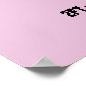 Ruller-Wachstumsdiagramm Poster (Ecke)