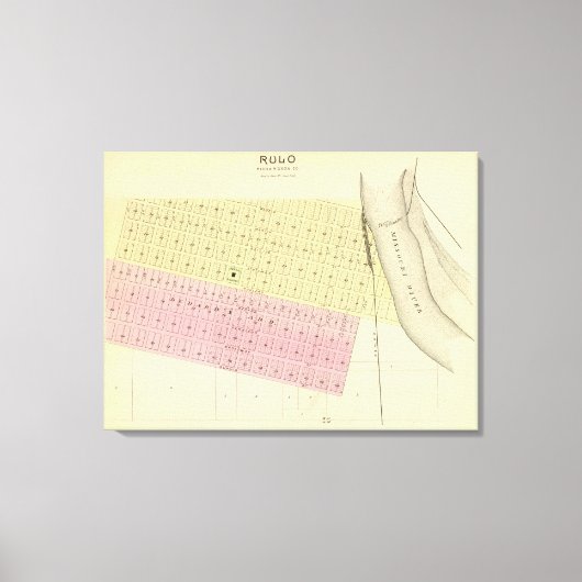 Rulo, Nebraska Leinwanddruck (Vorderseite)