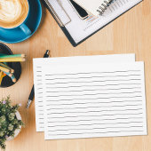 Rulturindex Schwarz/Weiß Mitteilungskarte