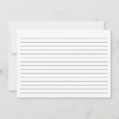 Rulturindex Schwarz/Weiß Mitteilungskarte (Rückseite)