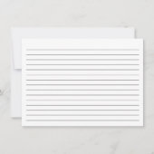 Rulturindex Schwarz/Weiß Mitteilungskarte (Vorderseite)