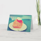 Rum baba Grußkarte Karte (Rückseite)