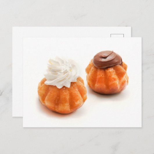 Rum Baba Postkarte (Vorne/Hinten)