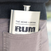 RUM-benutzerdefinierter Monogramm-Kolben Flachmann (Beispiel)