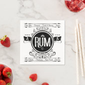 Rum Cocktail Napkin Serviette (Beispiel)