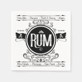Rum Cocktail Napkin Serviette (Vorderseite)