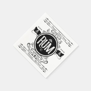 Rum-Cocktail-Serviette Serviette