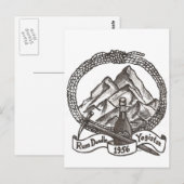 Rum Doodle Postkarte (Vorne/Hinten)