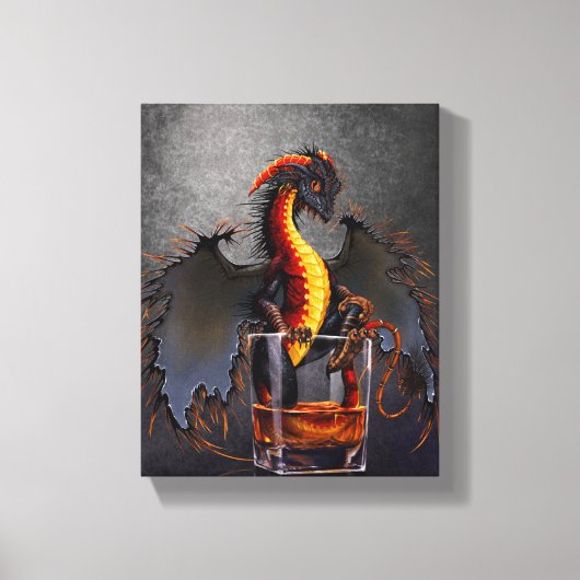 Rum Dragon 8x10 Canvas Print Leinwanddruck (Vorderseite)
