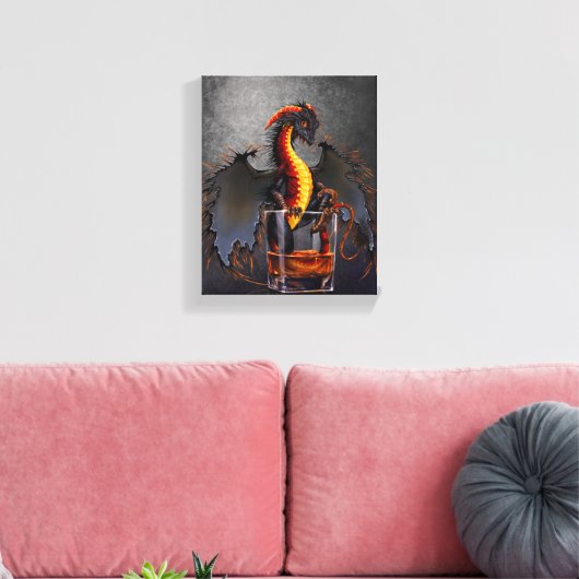 Rum Dragon 8x10 Canvas Print Leinwanddruck (Insitu (Wohnzimmer))