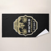 Rum Drinker Geschenk Badehandtuch (Badehandtuch)
