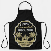 Rum Drinker Geschenk Schürze (Vorderseite)