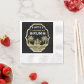 Rum Drinker Geschenk Serviette (Beispiel)