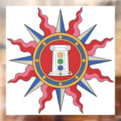 RUM-Fensterklammer Fensteraufkleber (Blatt 2)