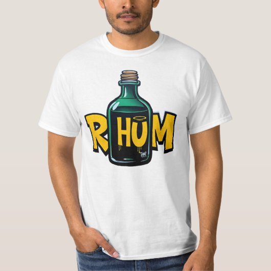Rum, Graffiti, Street Art, Getränk, Urban T-Shirt (Vorderseite)