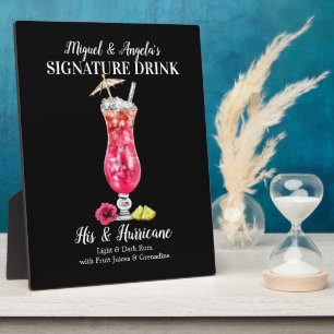Rum-Hurrikan • PERSONALISIERE dieses Signature-Get Fotoplatte