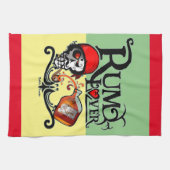 Rum Liebhaber Geschirrtuch (Horizontal)