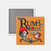 Rum Liebhaber Magnet (Vorderseite/Rückseite)
