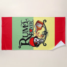 Rum Liebhaber Strandtuch