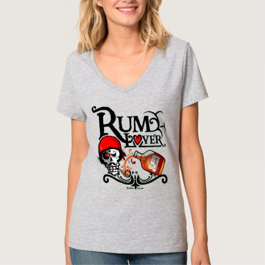 Rum Liebhaber T-Shirt (Vorderseite)