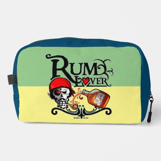 Rum Liebhaber Waschbeutel (Vorderseite)