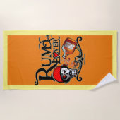 Rum Lover (Begriffsklärung) Strandtuch (Vorderseite)