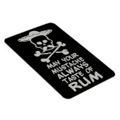 Rum Mustache benutzerdefinierter Farbmagnet Magnet (Rechte Seite)