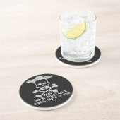 Rum Mustache benutzerdefinierter Untersetzer (Seite)