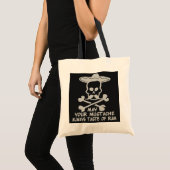 Rum Mustache individuelle Farbtasche, wählen Sie S Tragetasche (Vorderseite (Produkt))