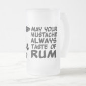 Rum Mustache Tasse - wählen Sie Stil, Farbe (VorderseiteRechts)