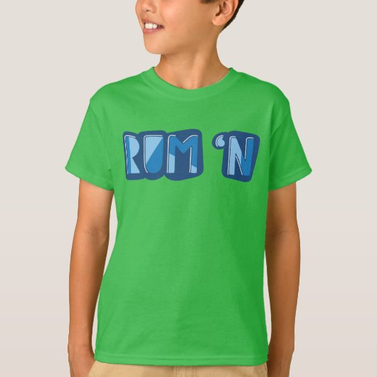 Rum 'n, English, Yorkshire Slang Dialect T-Shirt (Vorderseite)