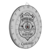 Rum Pirate Drink Thunder_Cove Dartscheibe (Vorderseite Links)