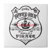 Rum Pirate Drink Thunder_Cove Fliese (Vorderseite)