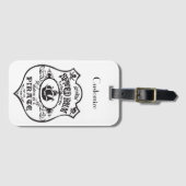 Rum Pirate Drink Thunder_Cove Gepäckanhänger (Vorderseite (Horizontal))