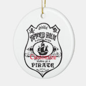 Rum Pirate Drink Thunder_Cove Keramik Ornament (Links)