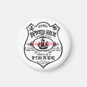 Rum Pirate Drink Thunder_Cove Magnet