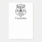 Rum Pirate Drink Thunder_Cove Post-it Klebezettel (Vorderseite)