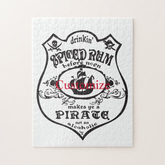 Rum Pirate Drink Thunder_Cove Puzzle (Vertikal)