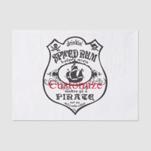 Rum Pirate Drink Thunder_Cove Seidenpapier
