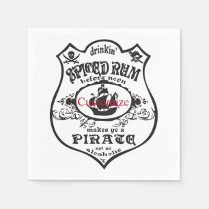 Rum Pirate Drink Thunder_Cove Serviette