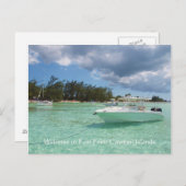 Rum Point Cayman Islands Postkarte (Vorne/Hinten)