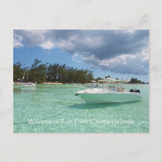 Rum Point Cayman Islands Postkarte (Vorderseite)
