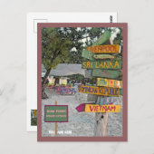 RUM POINT, GRAND CAYMAN INSELN POSTKARTE (Vorne/Hinten)