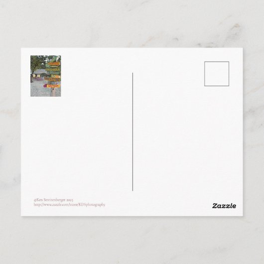 RUM POINT, GRAND CAYMAN INSELN POSTKARTE (Rückseite)