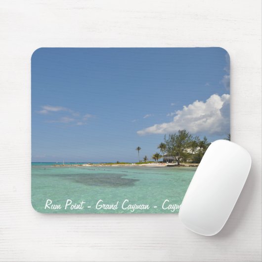 Rum-Punkt - die Kaimaninseln Mousepad (Mit Mouse)
