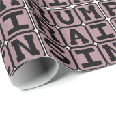 Rum Raisin, Eiscreme-Geschmack Geschenkpapier (Rolleneckpunkt)