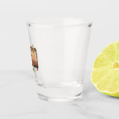"Rum"-Schussglas. Feierlich und einfach. Schnapsglas (Rechts)
