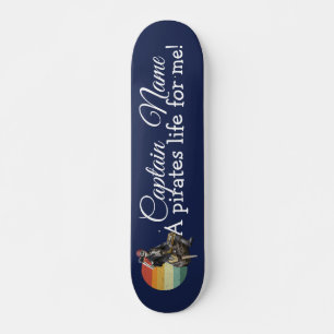Rum Skeleton Party Pirate Skateboard