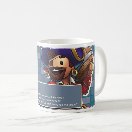 Rum-Tasse Kaffeetasse (VorderseiteRechts)
